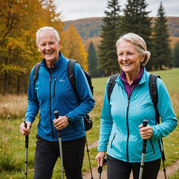 Comment les seniors peuvent-ils utiliser la marche nordique pour améliorer leur condition physique générale ?